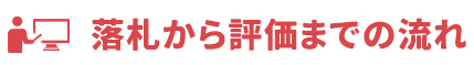 落札から評価までの流れ